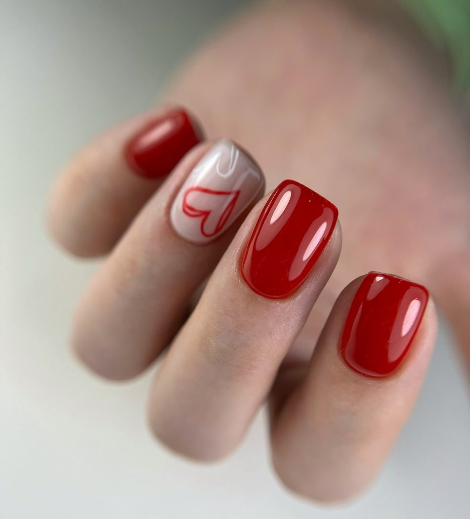 00011 square valentine nails