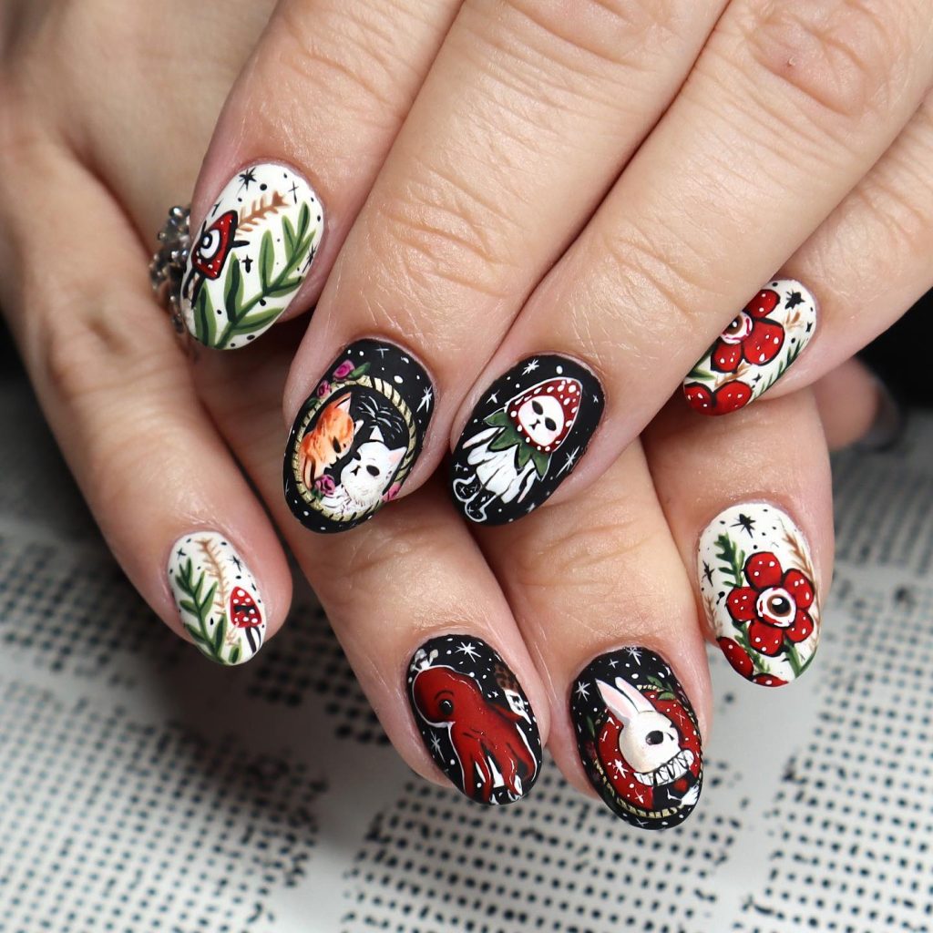 17 Short Maximalist Nails