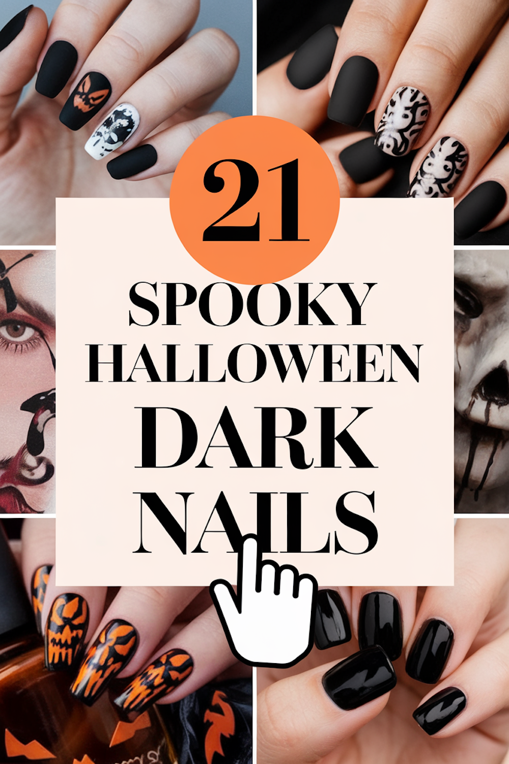 21 Spooky Halloween Dark Nails