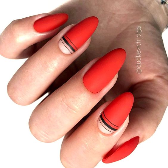 19 Ravishing Red Nail Design Ideas