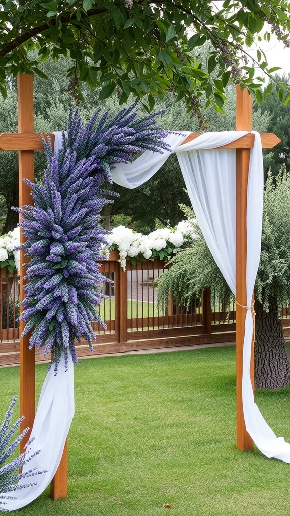 lavender field arch 1