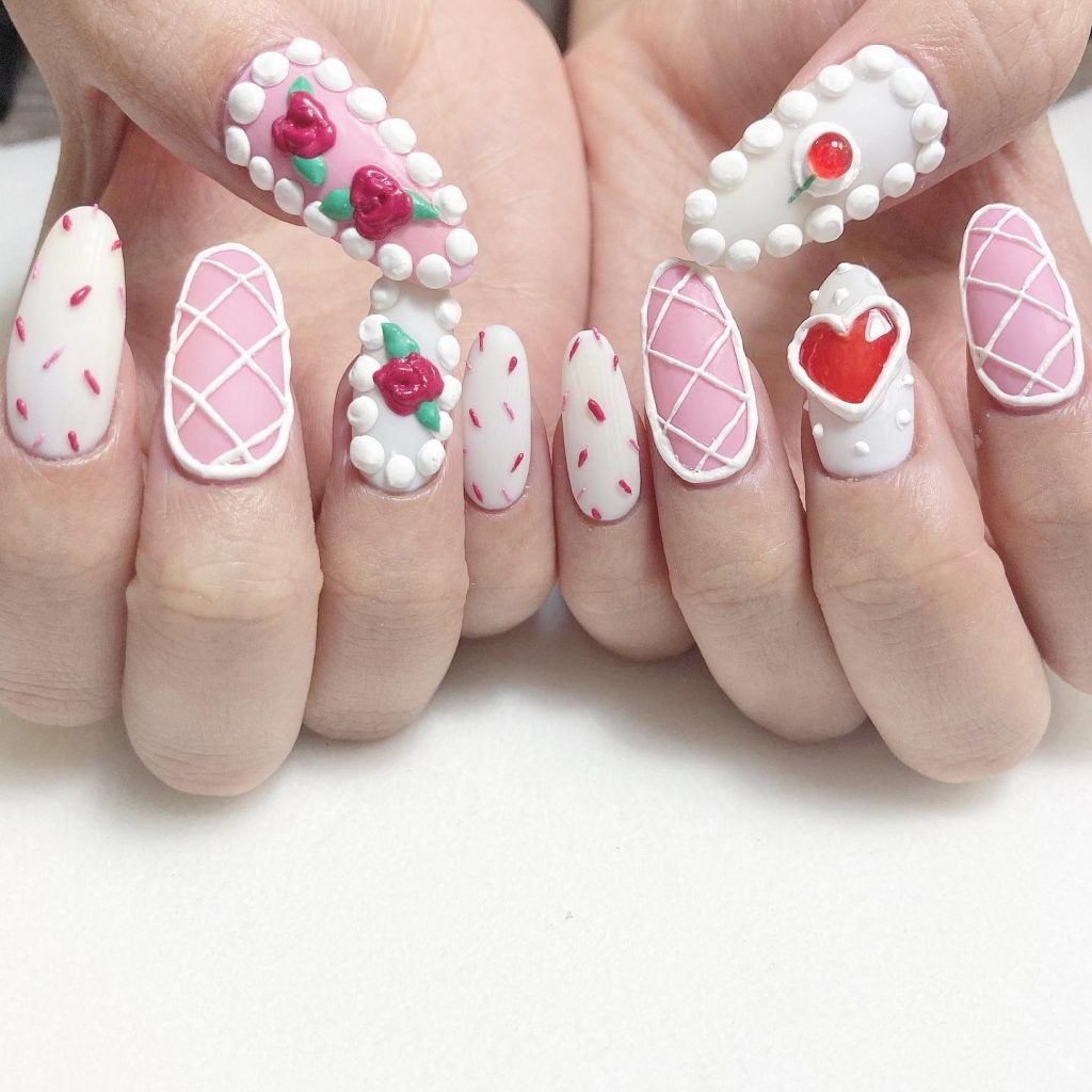 petite Confectionery Celebration short nails