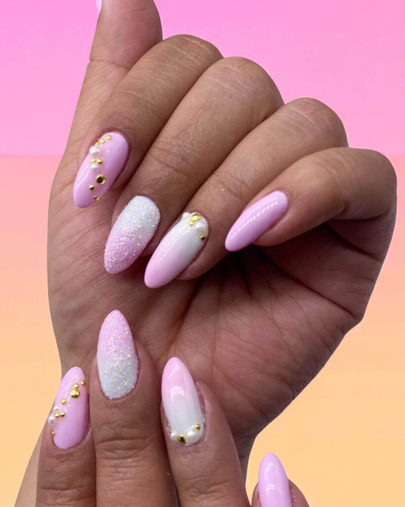 pink ombre nails 2