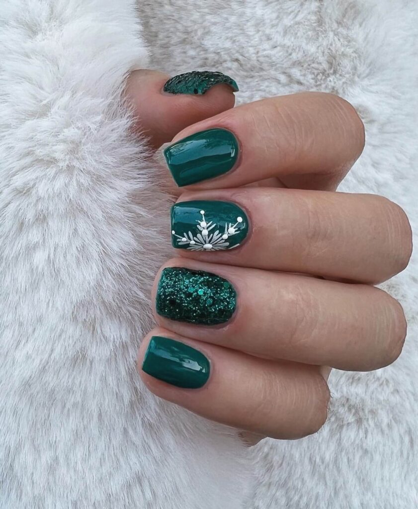 snowflake nails 9 2
