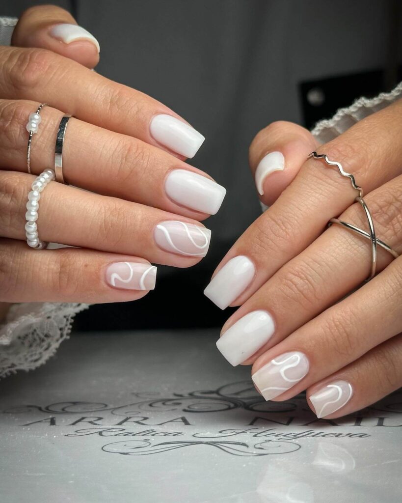 white nails 22