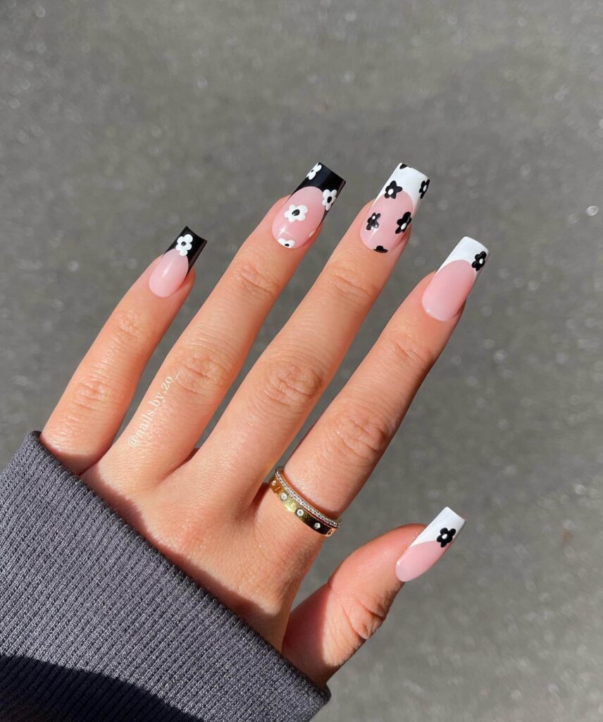 white nails 23