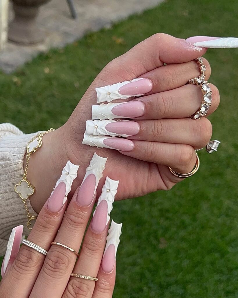 white nails 6