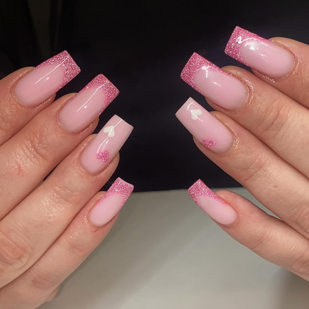 00008 Pink On Pink French Nails