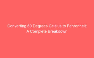 Transforming 90 Degrees Celsius to Fahrenheit: What You Need to Know