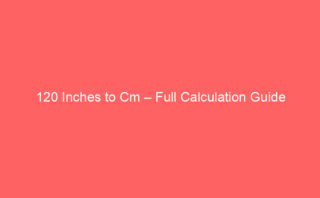 152.4 Cm to Inches – Answer with Formula
