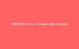 7.5 Gforce to Metric – Answer with Formula