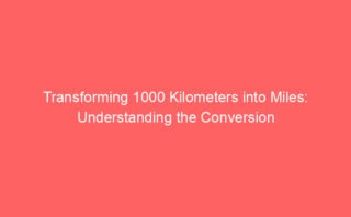 Understanding How 40 Kilometers Translate to Miles