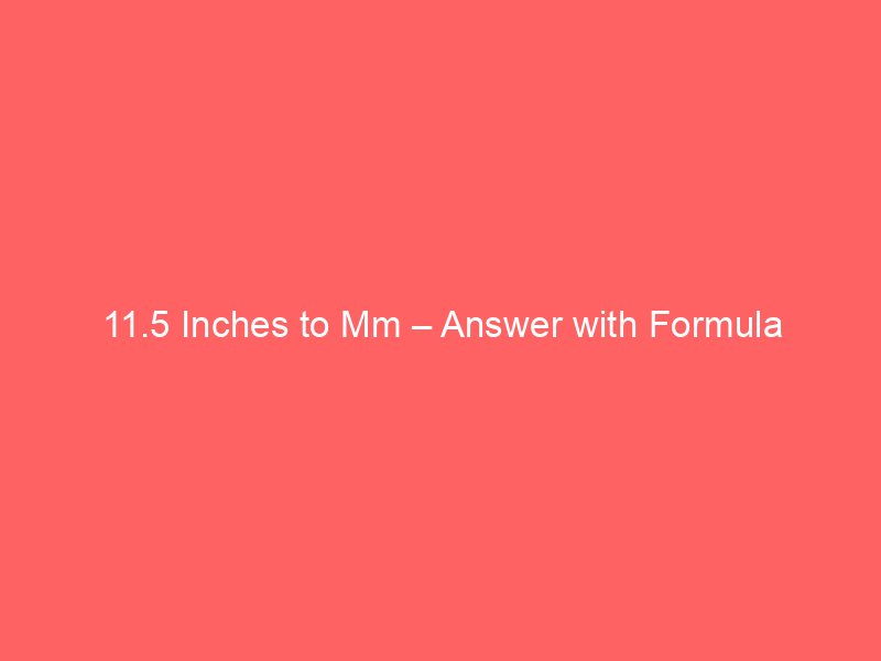 5 Yards to Inches – Answer with Formula