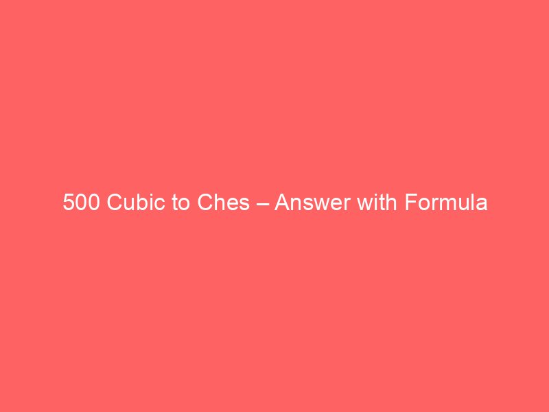 6 Weeks to To – Answer with Formula