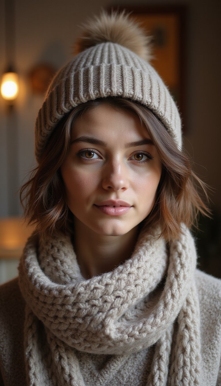 Short Layered Bob With Wispy Ends