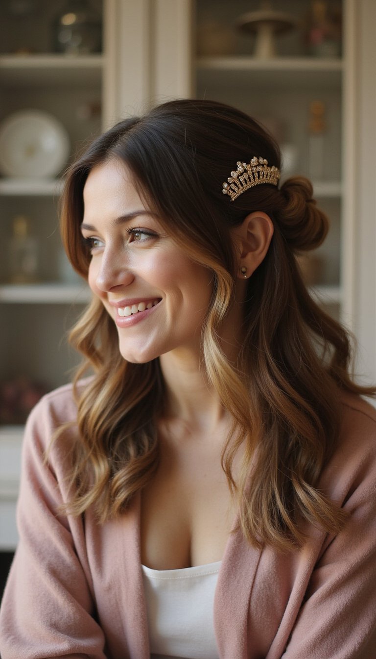 French-Inspired Roll With A Decorative Claw Clip