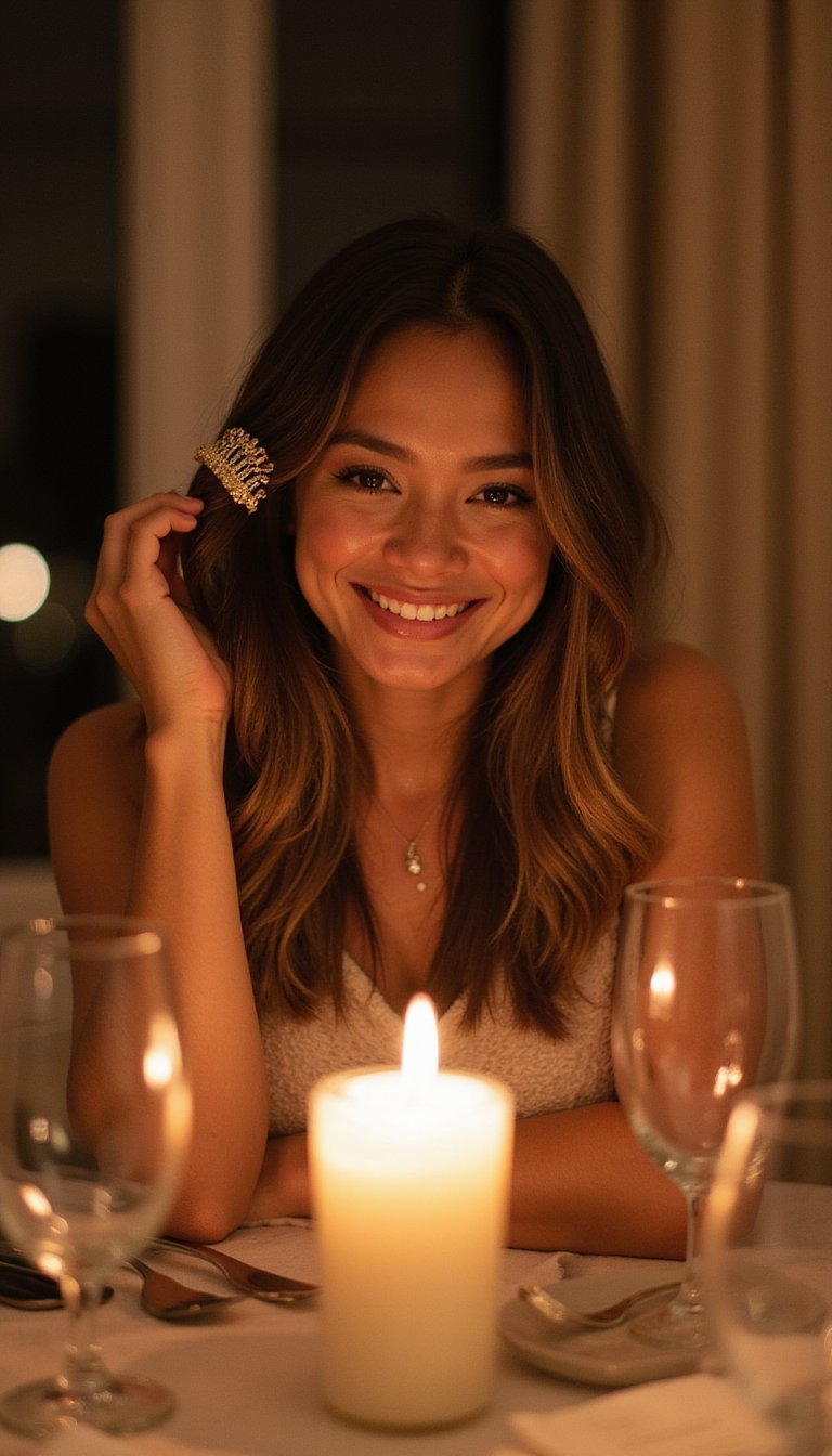 Soft Side Sweep Clipped For Date Night