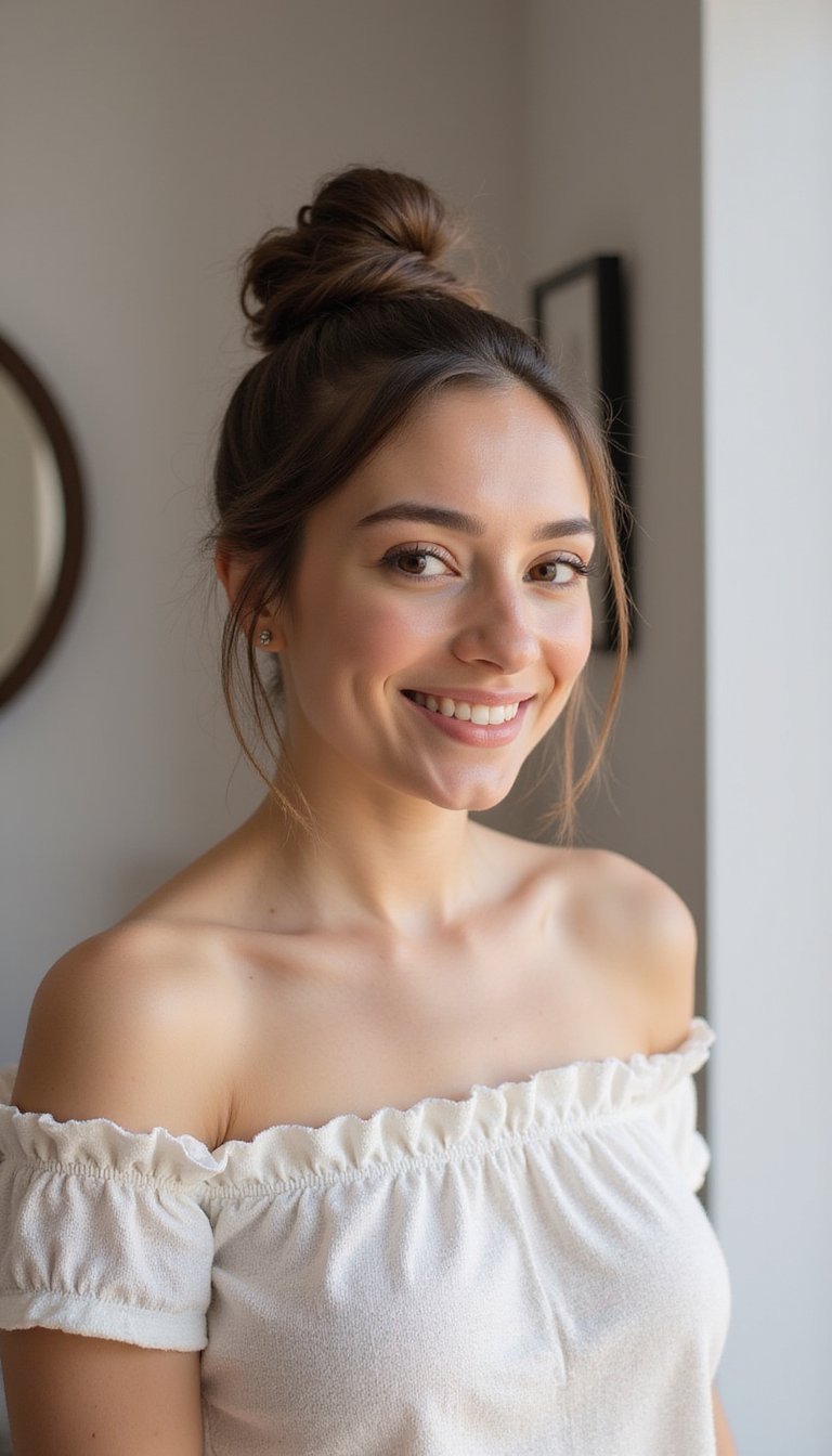 Sock Bun Sleek Finish For Workdays