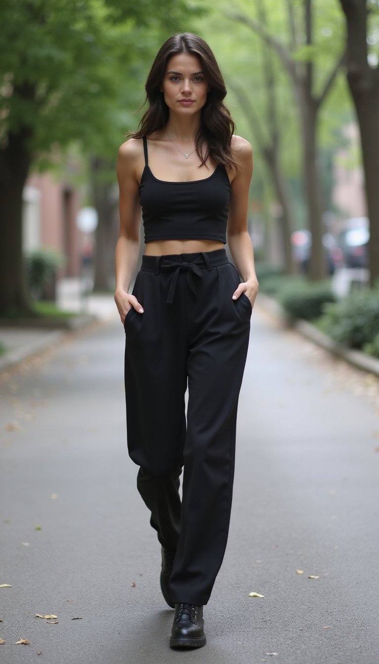 Matching Co-ord Crop and Pants