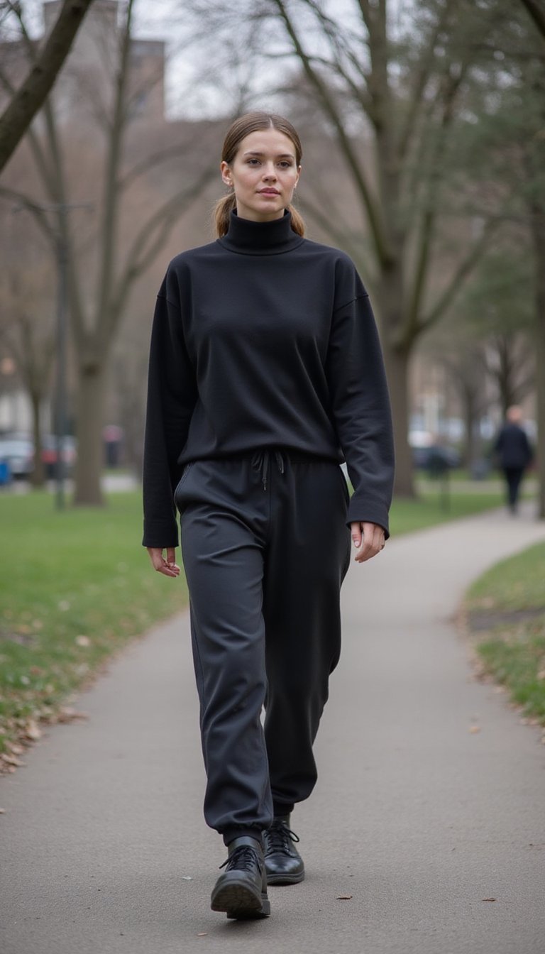 Turtleneck Base Layer and Joggers
