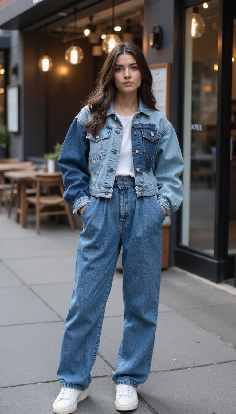 Denim Patchwork Jacket Revival