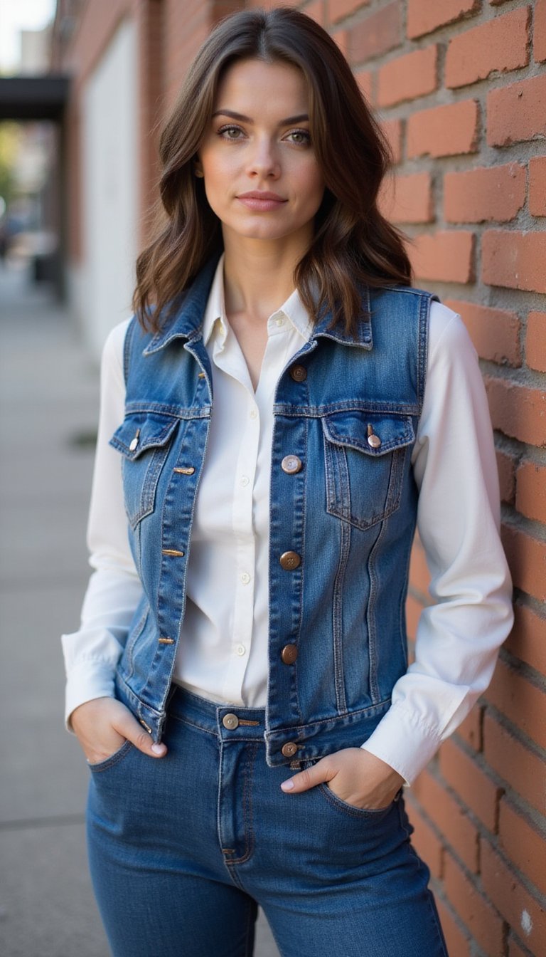 Denim Waistcoat from Jeans