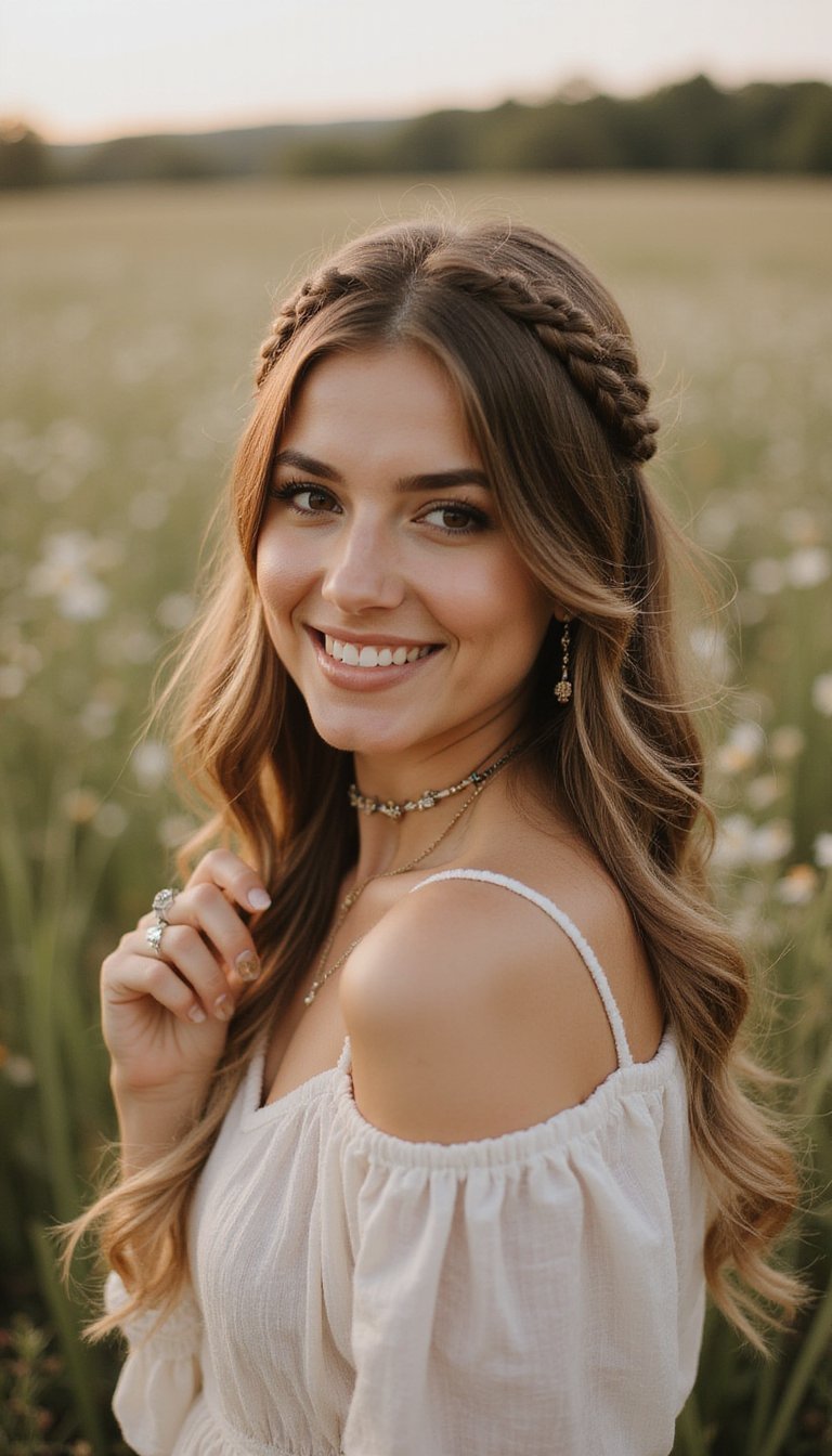 Loose Side Braid For Quick Boho Charm
