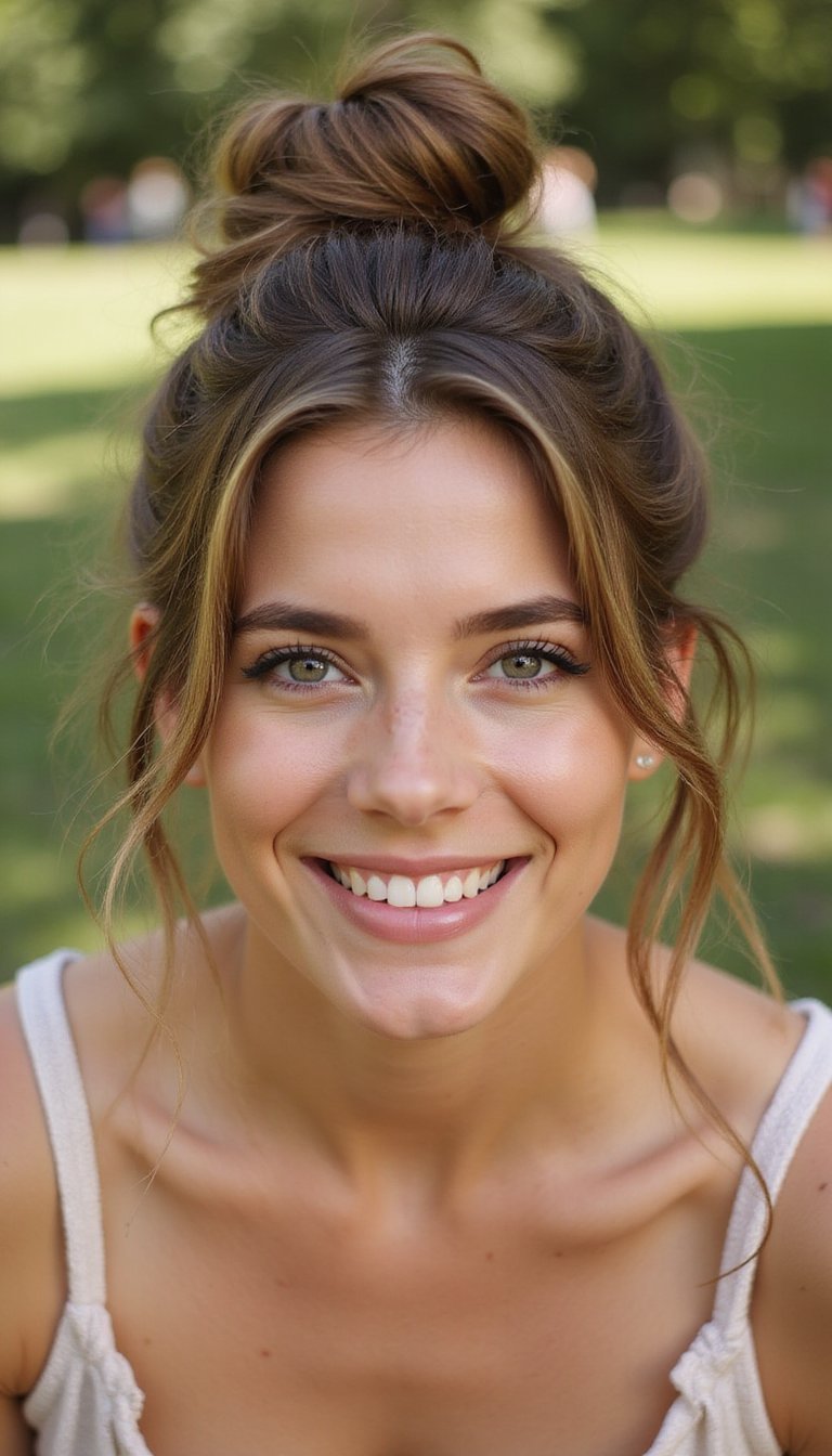 Messy Low Bun That Stays Cool All Day