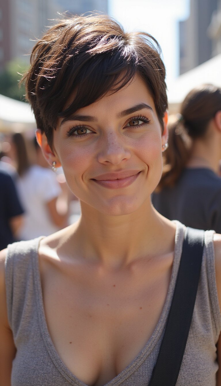 Pixie Tousle With Textured Finish For Short Lengths