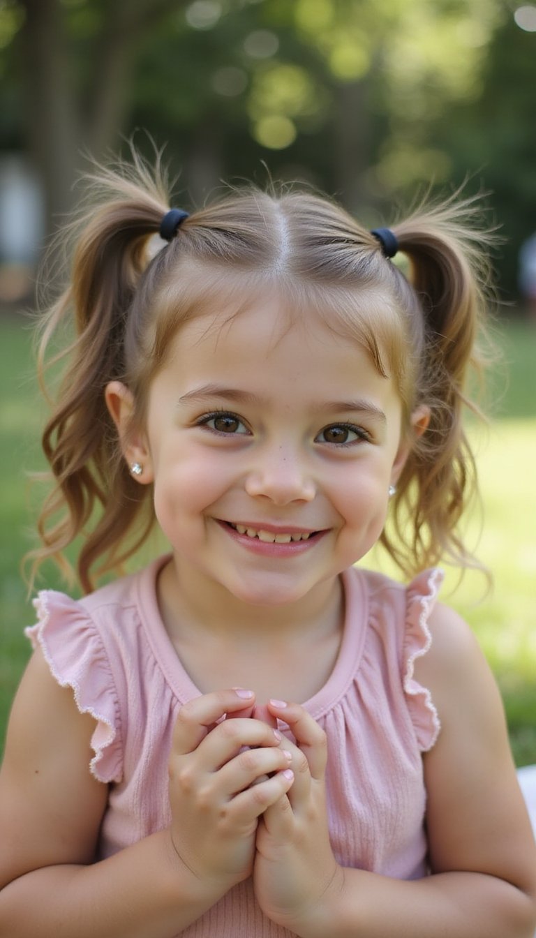 Twisted Pigtails For Playful All-Day Wear