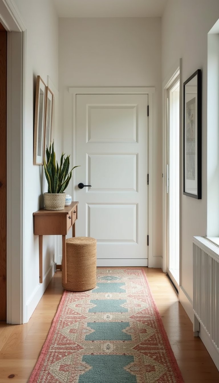 Layered Runner Rugs for Texture and Color