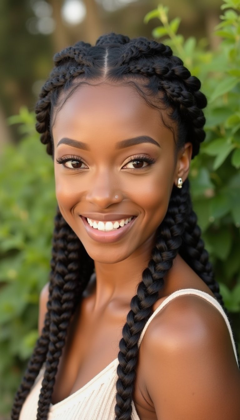 Braided Crown Keeps Frizz Away All Day