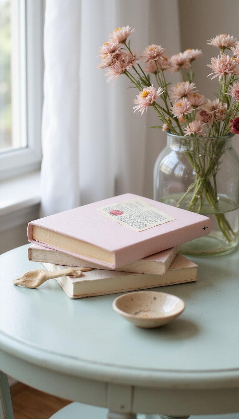 Pressed flower bookmarks as little keepsakes